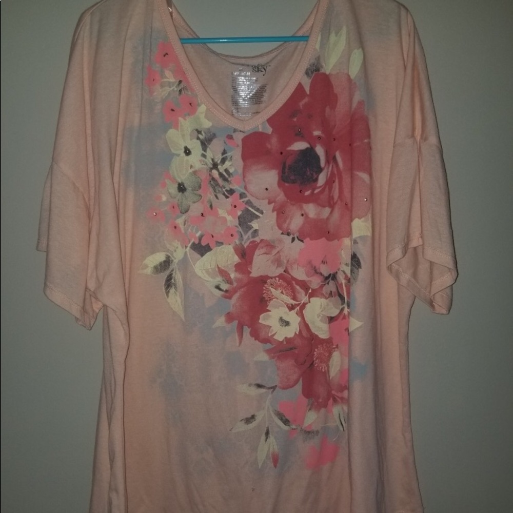 Coral shirt by Terra Sky